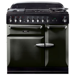 AGA Masterchef XL 90 Dual Fuel Range Cooker Pewter